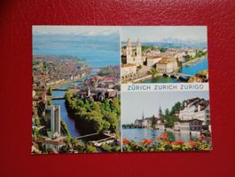 Zürich mehrbildrig mit Flugaufnahme Hotel Zürich