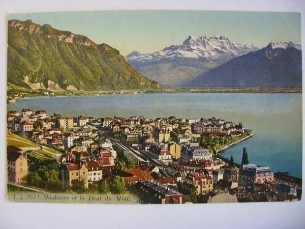 Cartoline postali: AK  Montreux et les Dents du Midi – Usato da Gundetswil venduto da Egro01