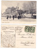 Fribourg en hiver, la Gare