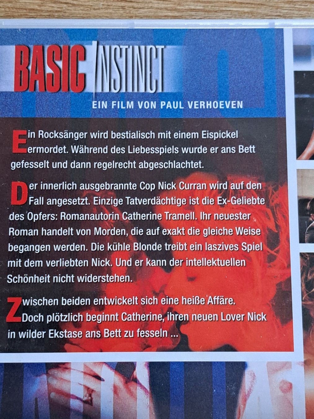 Tutti i DVDs: DVD Basic Instinct mit Michael Douglas und Sharon Stone – Usato da Unterseen venduto da Kanica 2