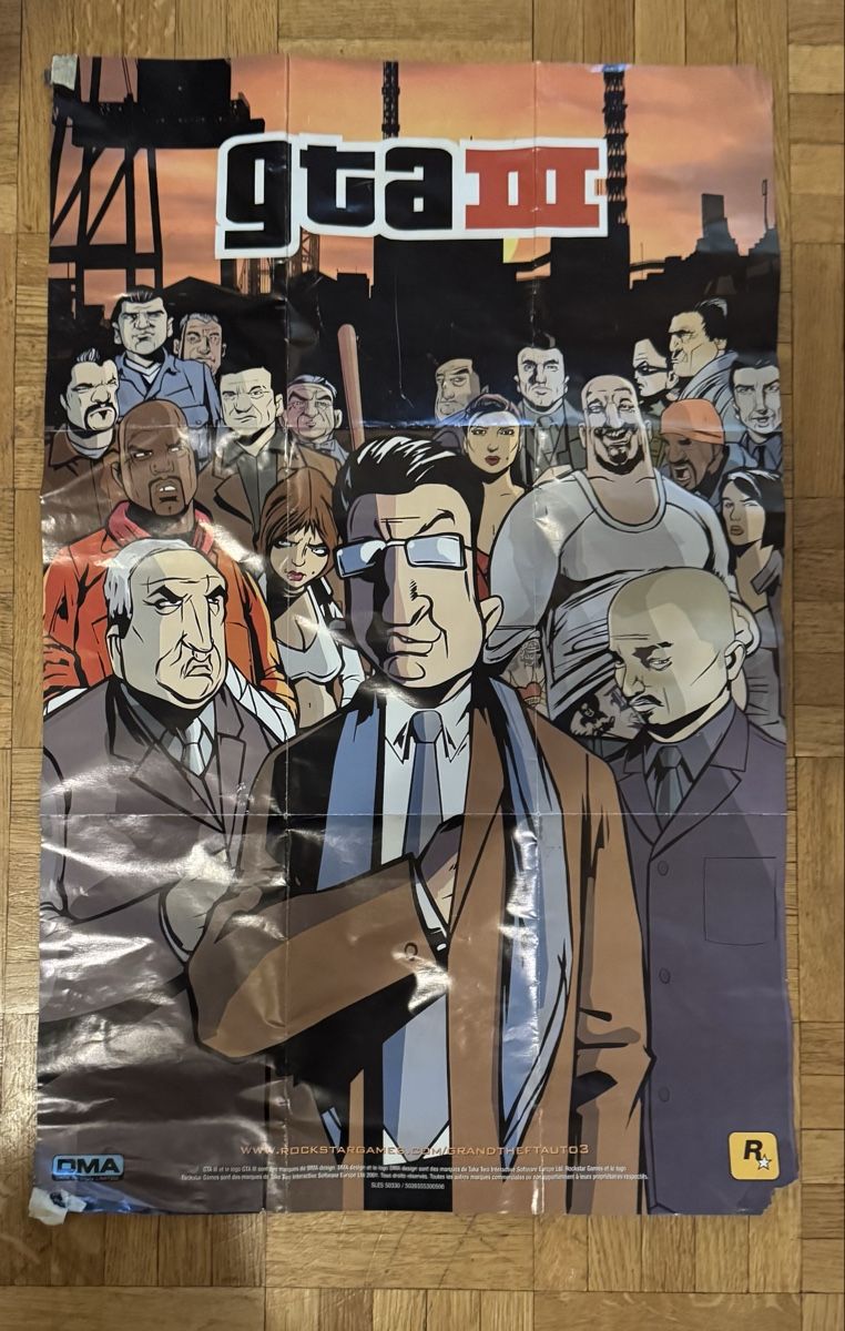 Foto & Immagini: Affiche + Plan - GTA III - Occasion – Usato da Lausanne venduto da Dri_Shop