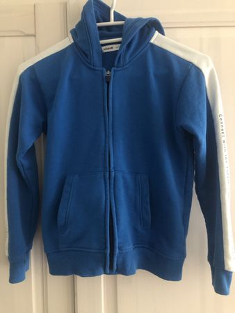 Hoodie mit Reissverschluss und Kapuze Gr. 128