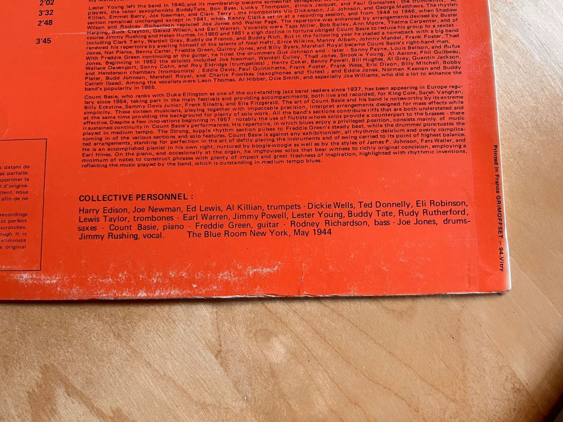 Dischi in vinile: Count Basie and his orchestra featuring Lester Young – Usato da Rüdlingen venduto da Timber_11 4