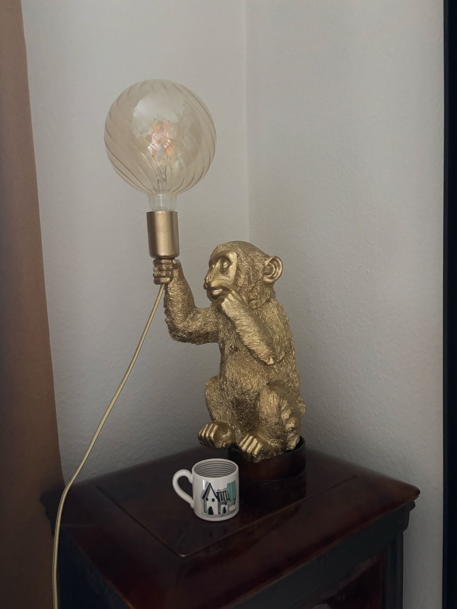 Lampade: Golden Monkey Lamp, Funky Home Design – Nuovo (secondo la descrizione) da Küsnacht ZH venduto da xavier74 3