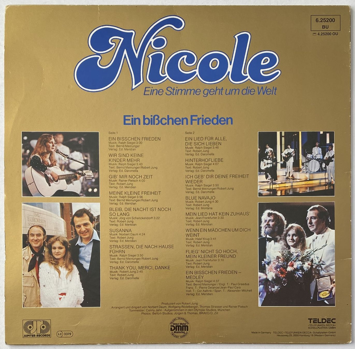 Dischi in vinile: Nicole, Ein bisschen Frieden – Usato da Flums venduto da Empe1 1
