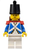 Lego Imperialer Soldat m. Rucksack pi061 (1989) Piraten