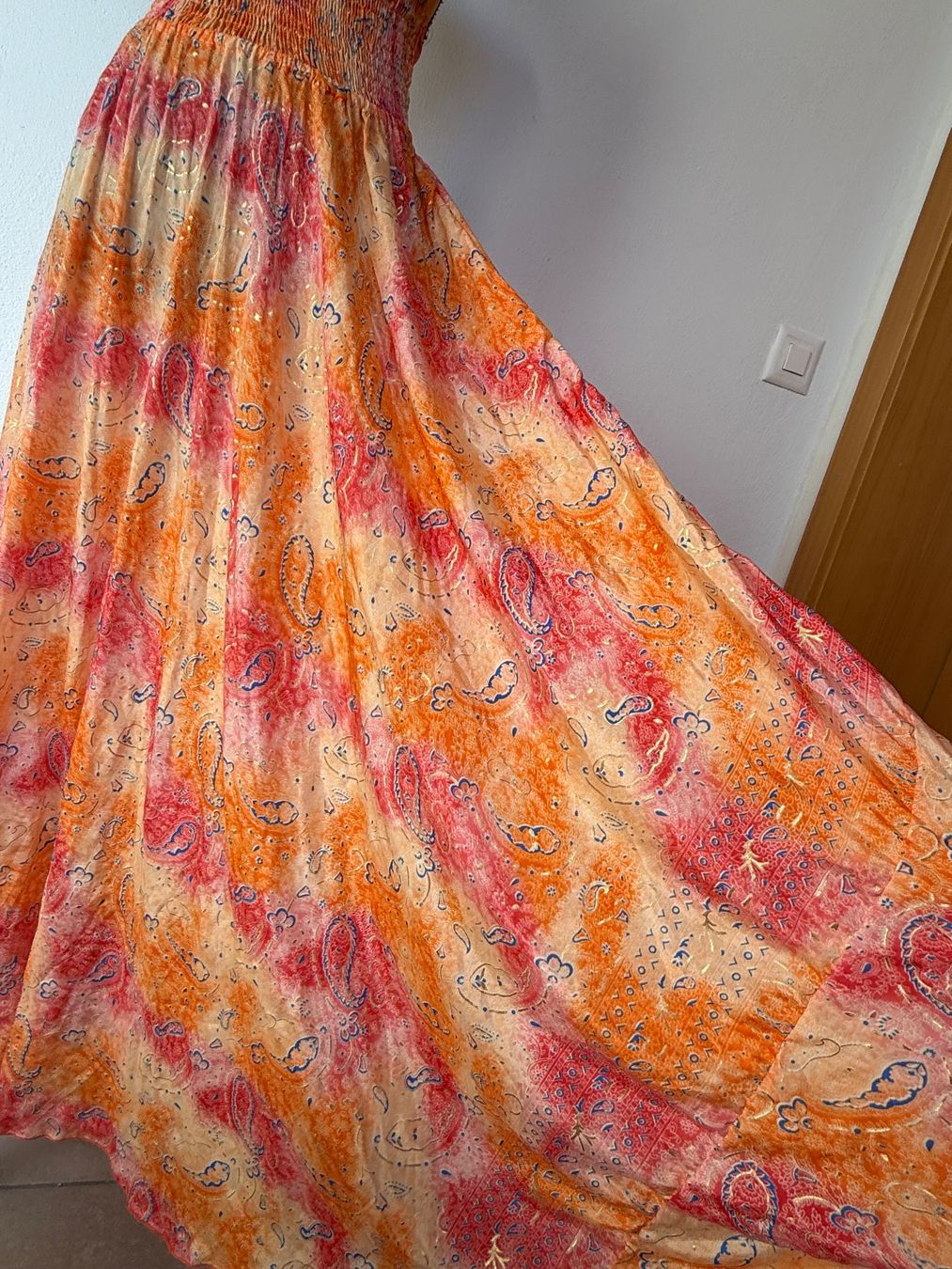 Vestiti: Boho Neckholdermaxikleid in Seidenoptik – Nuovo (secondo la descrizione) da Sigriswil venduto da ck56 2