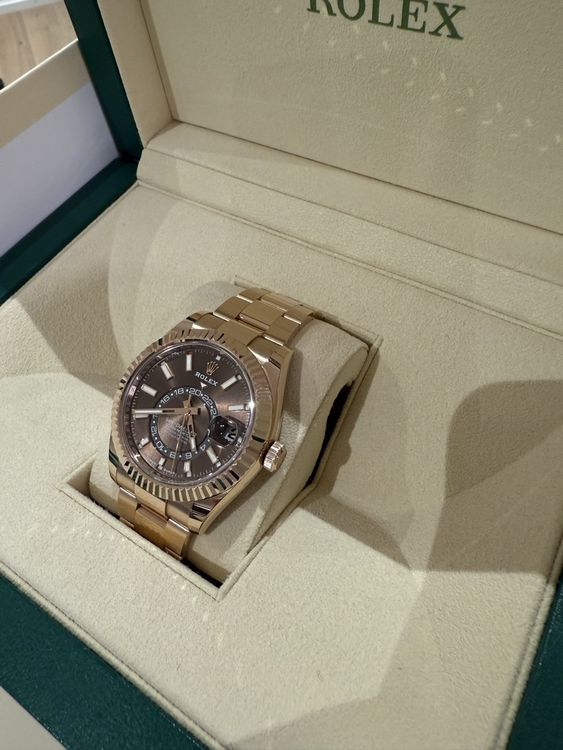 Rolex Sky-Dweller Roségold, Schoko Zifferblatt! 7