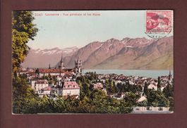LAUSANNE et les Alpes - 1910