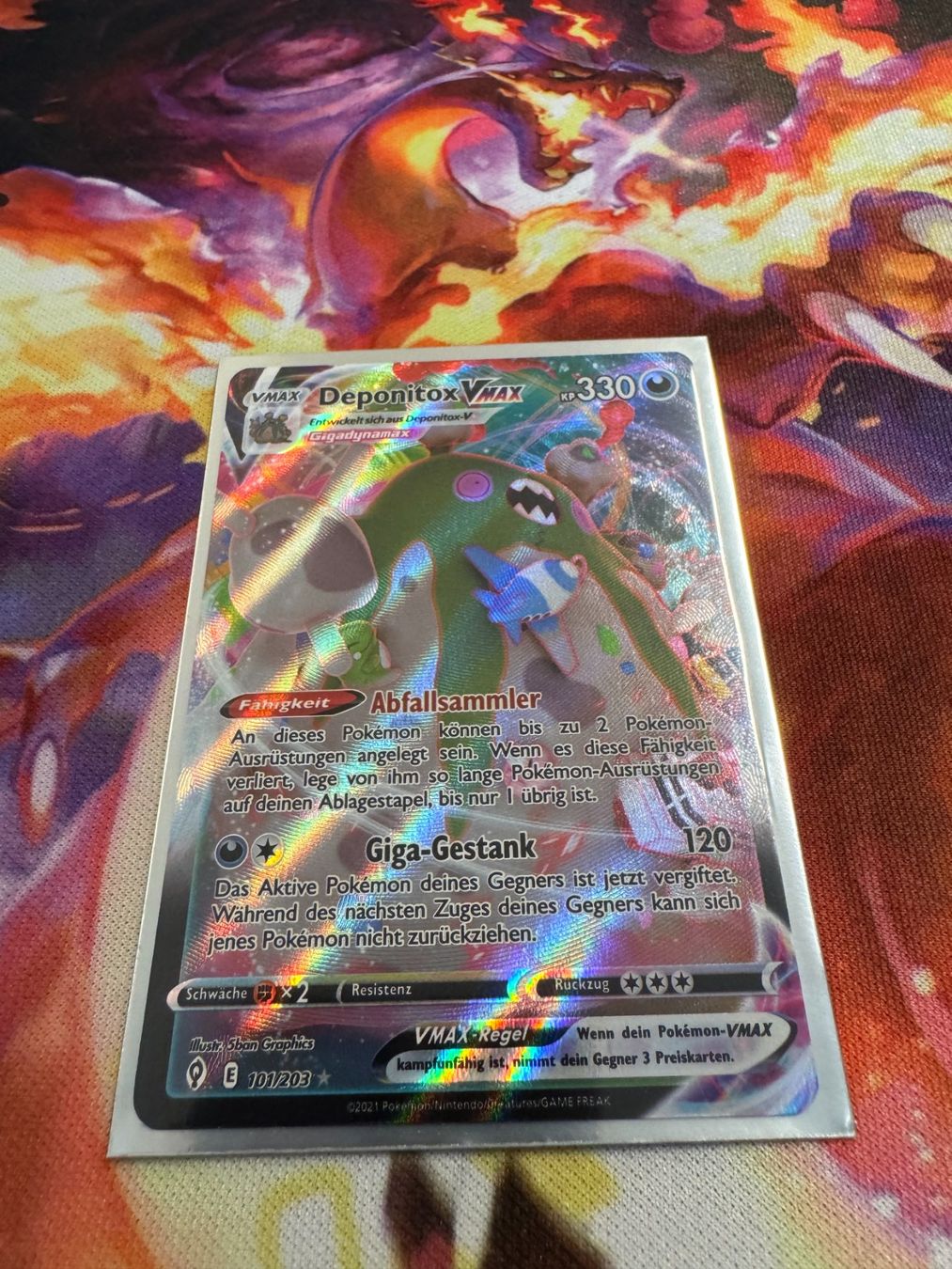 Pokémon Carte collezionabili: Deponitox VMAX (EVS 101) / Drachenwandel – Nuovo (secondo la descrizione) da Bülach venduto da CherryBlu