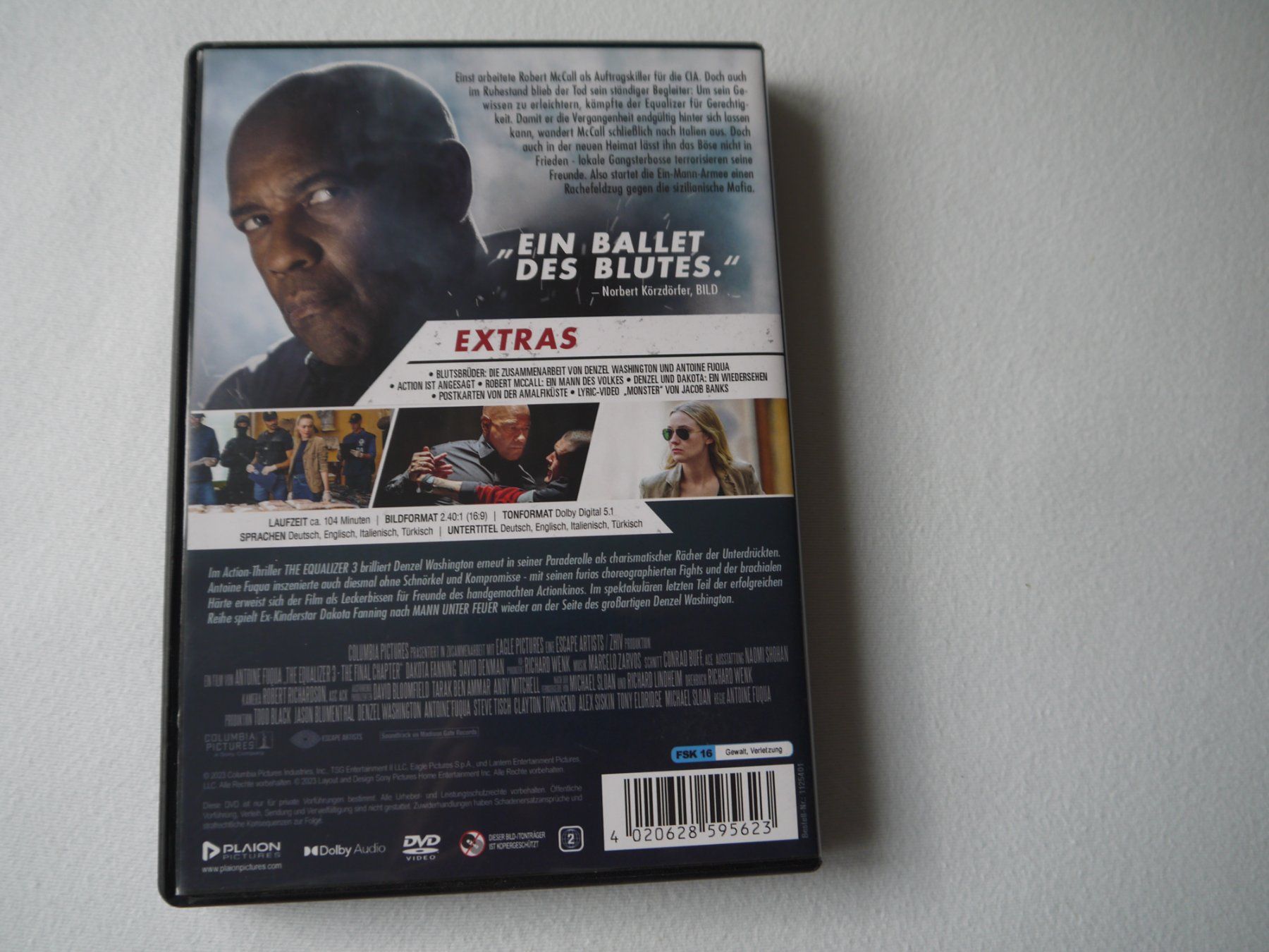 Alle DVDs: The Equalizer 3(2023) - Denzel Washington – Gebraucht aus Hagendorn von Blaf 1