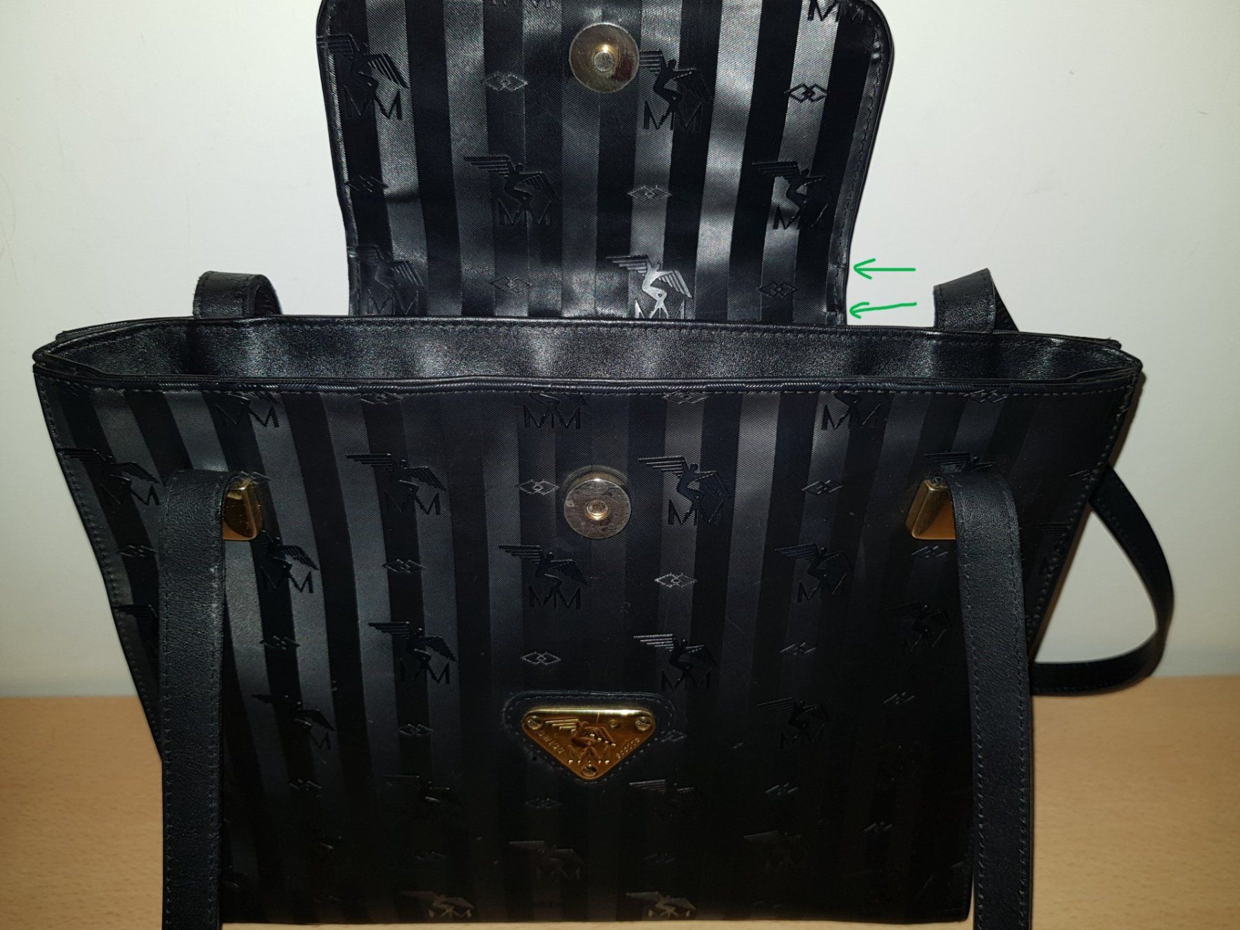 Maison Mollerus Borse da donna: Maison Mollerus Handtasche schwarz – Usato da Basel venduto da Birs868 6