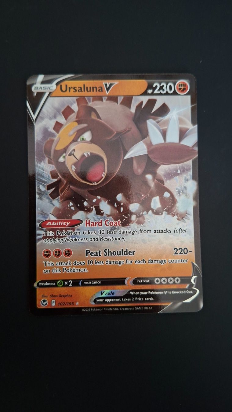 Pokémon Carte collezionabili: Ursaluna V #102 Silver Tempest EN – Usato da Biasca venduto da Sara_Poke123