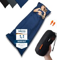 schlafsack Hüttenschlafsack ultraleicht mit Kissenfach