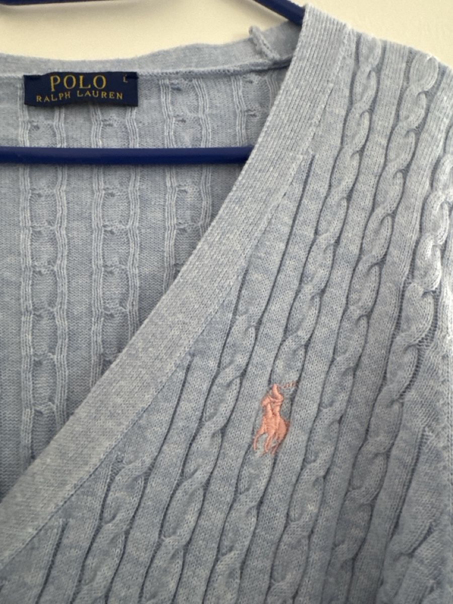 Ralph Lauren Jacken: Strickjacke Polo Ralph Lauren hellblau Grösse M – Neu (gemäss Beschreibung) aus Bülach von Mellinchen30 1