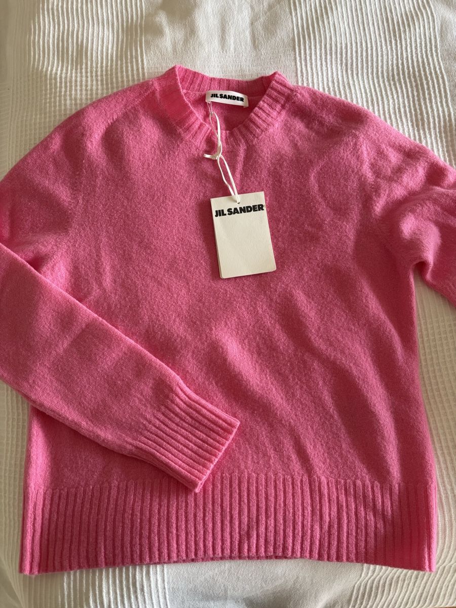 Jil Sander Maglioni & Felpe: Jil Sander Pullover pink 100% Wolle NEU – Nuovo e nell'imballaggio originale da Winkel venduto da Zimtguetzli