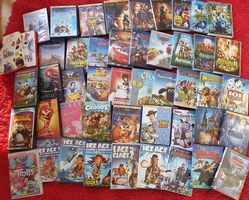 Nombreux dvd enfants entre 3 et 5chf piece