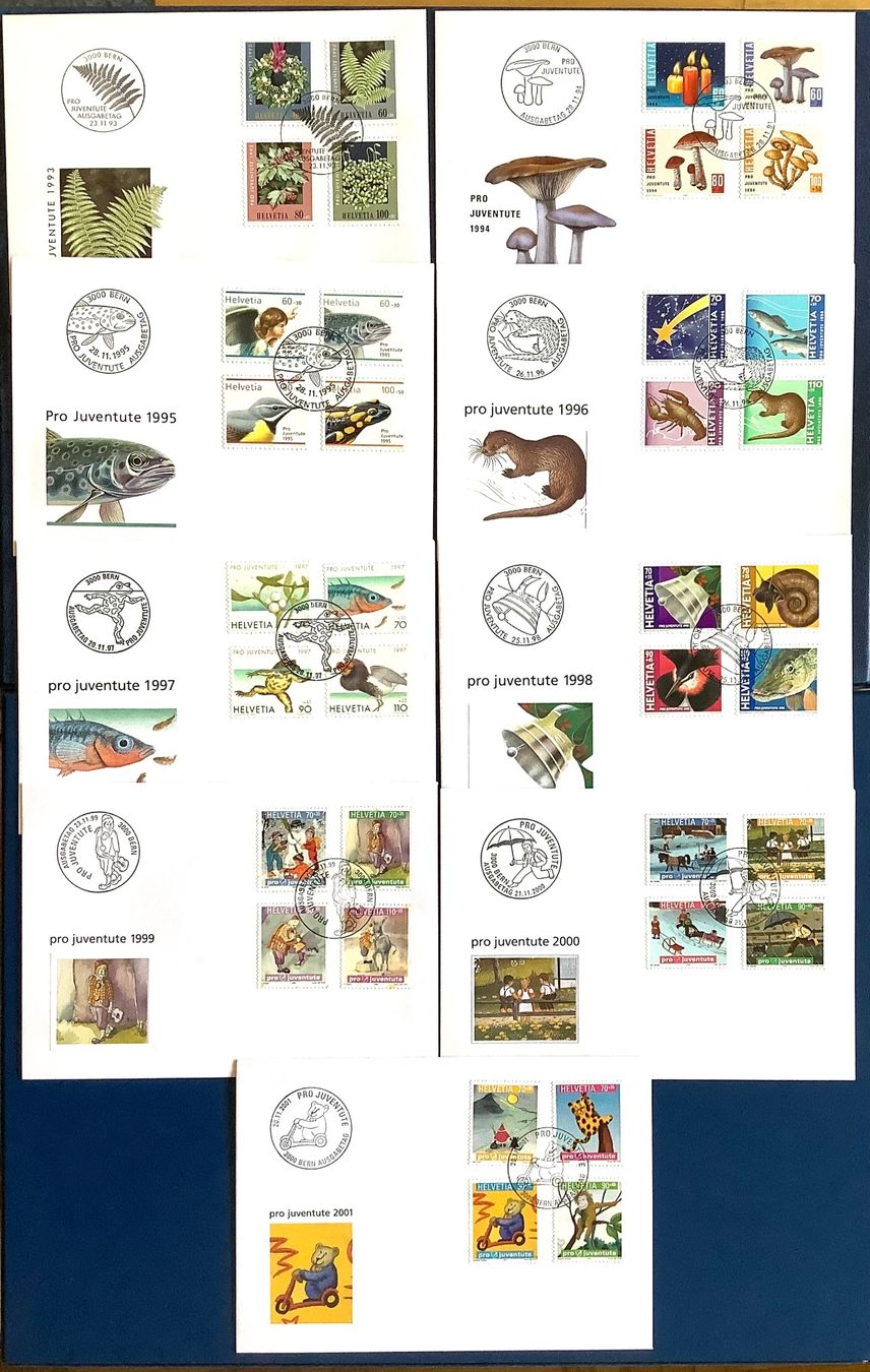 Tutti i francobolli: 1993 - 2001 / FDC Pro Juventute – Nuovo (secondo la descrizione) da Liestal venduto da Skunk02