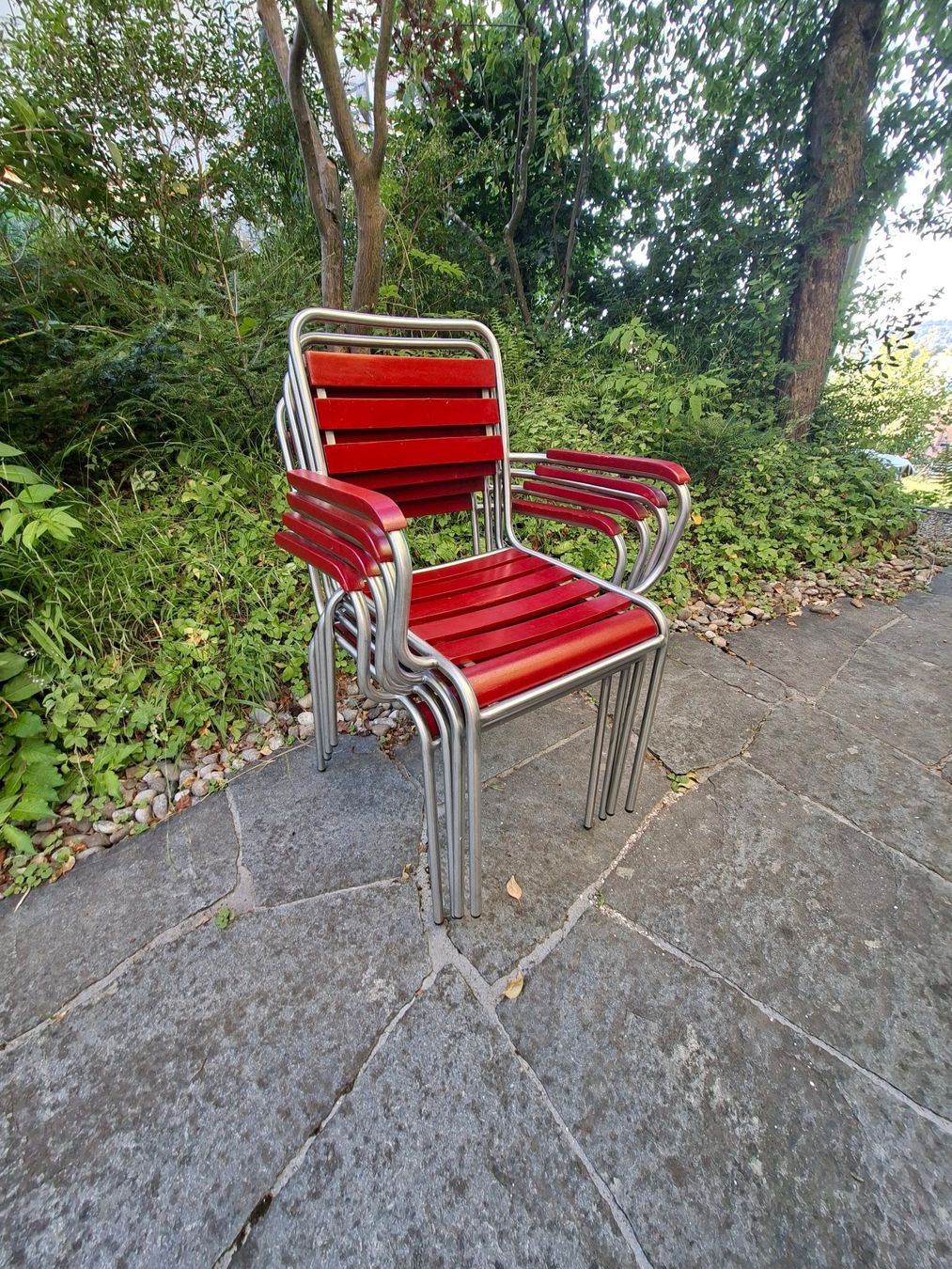 Sedie: Gartenstühle, 4er Set, Armlehnstühle – Usato da St.Niklausen LU venduto da Wirdbereitsverwendet 9