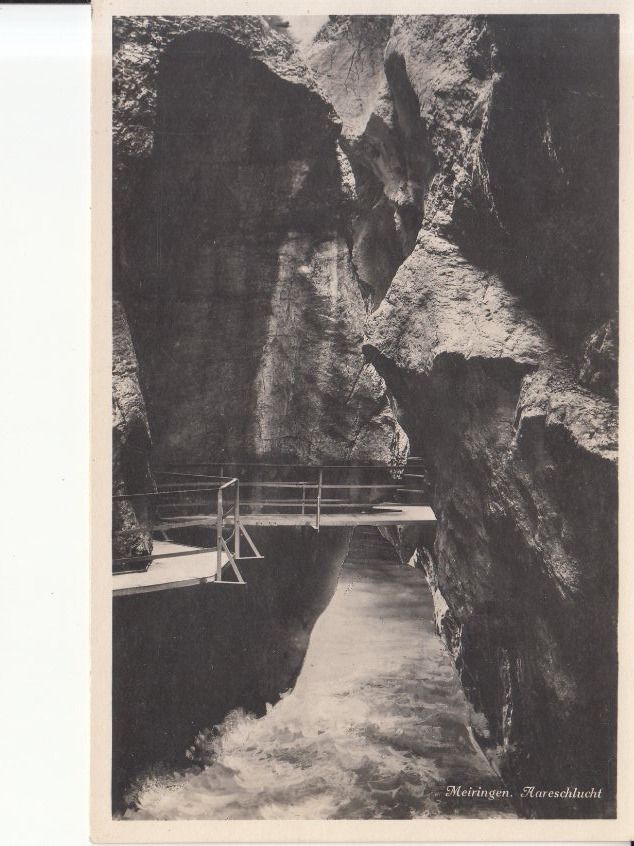 Cartoline postali: Aareschlucht ca. 1930 – Usato da Bürglen TG venduto da StampGraf