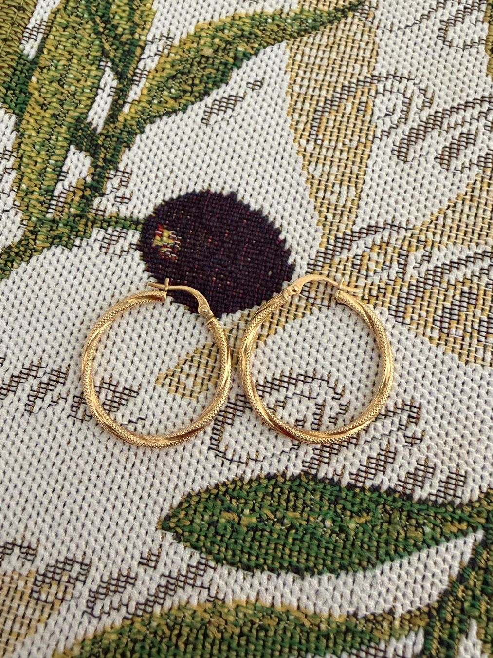 Boucles d'oreille: 750 Yellow Gold Loop Earrings – Neuf (Voir description) à St.Josefen par lop_lh8d 3