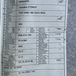 Strada: 2016 Yamaha XT660X – Usato da Lavigny venduto da Dorian0102 3