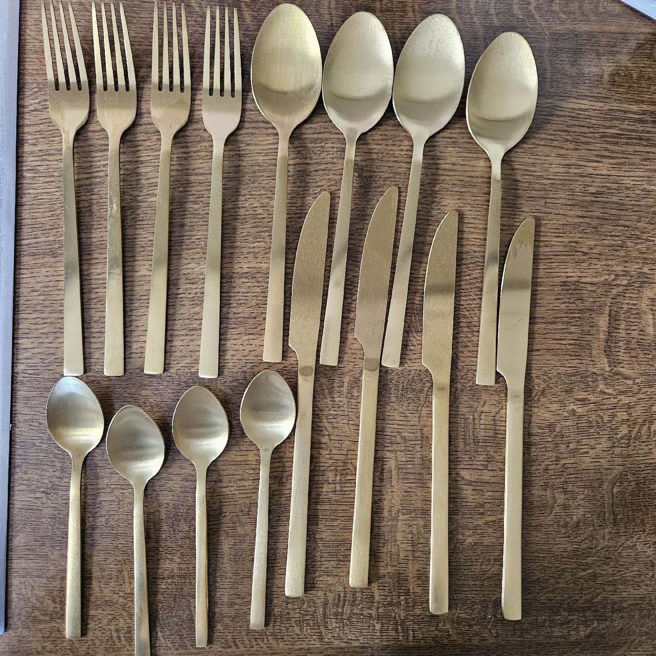 Bestecksets: Gold Besteck Set, 16 teilig – Neu (gemäss Beschreibung) aus Herrliberg von daki0017 2