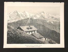 Schynige Platte Tonlithographie von Benninger