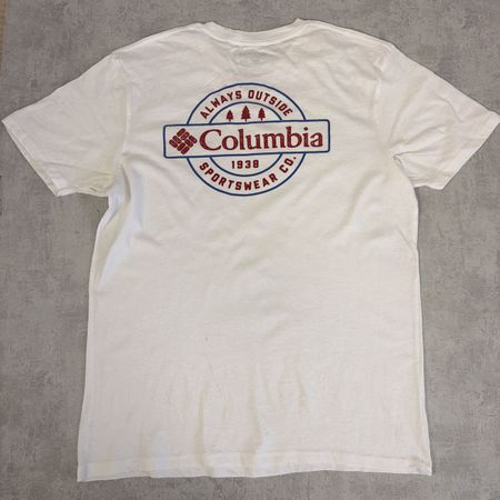T-shirt Columbia Blanc Homme - Taille L