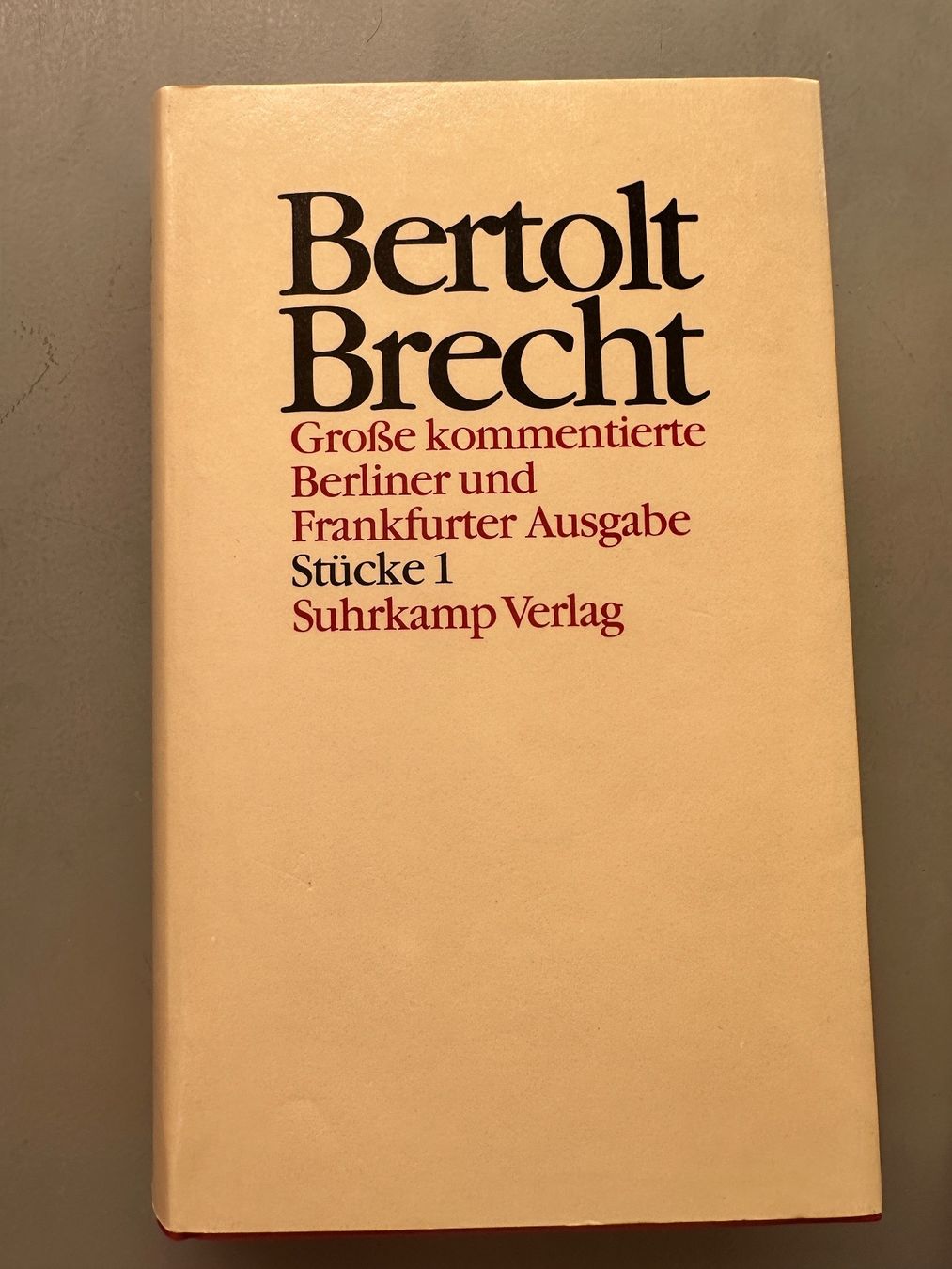 Bücher: Bertolt Brecht: Stücke 1-10 in elf Bänden. – Gebraucht aus Zürich von allp 1