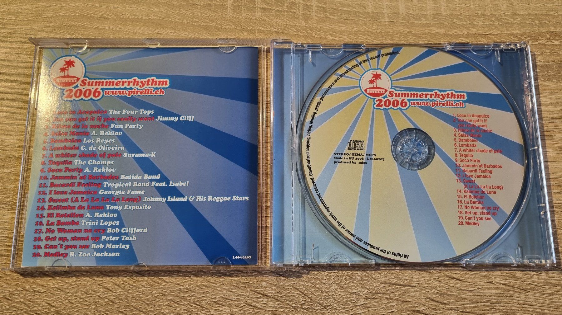 CDs: Pirelli Summerrhythm 2006 – Gebraucht aus Hagenbuch ZH von lecterr55 1
