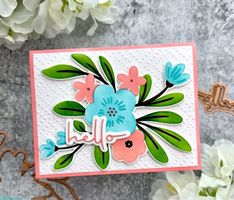 Spellbinders Stencil ** Hello Blooms **