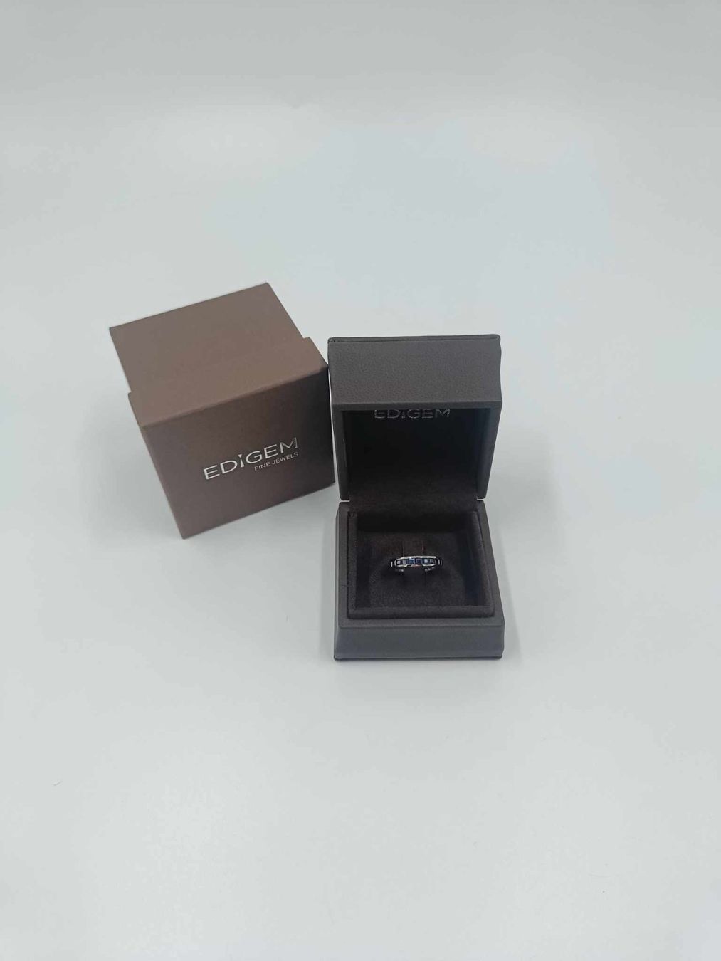 Anelli: ALLIANCE SAPHIR RING IN 750 WEISSGOLD – Usato da Luzern venduto da EdiGem 1