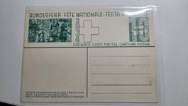 1934 Bundesfeierkarte 60a Ungebraucht