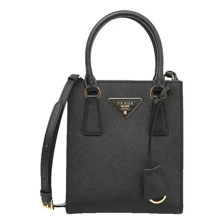 Prada Borse: Prada Handtasche mit Dreiecks-Logo – Usato da Luzern venduto da MariaZ78