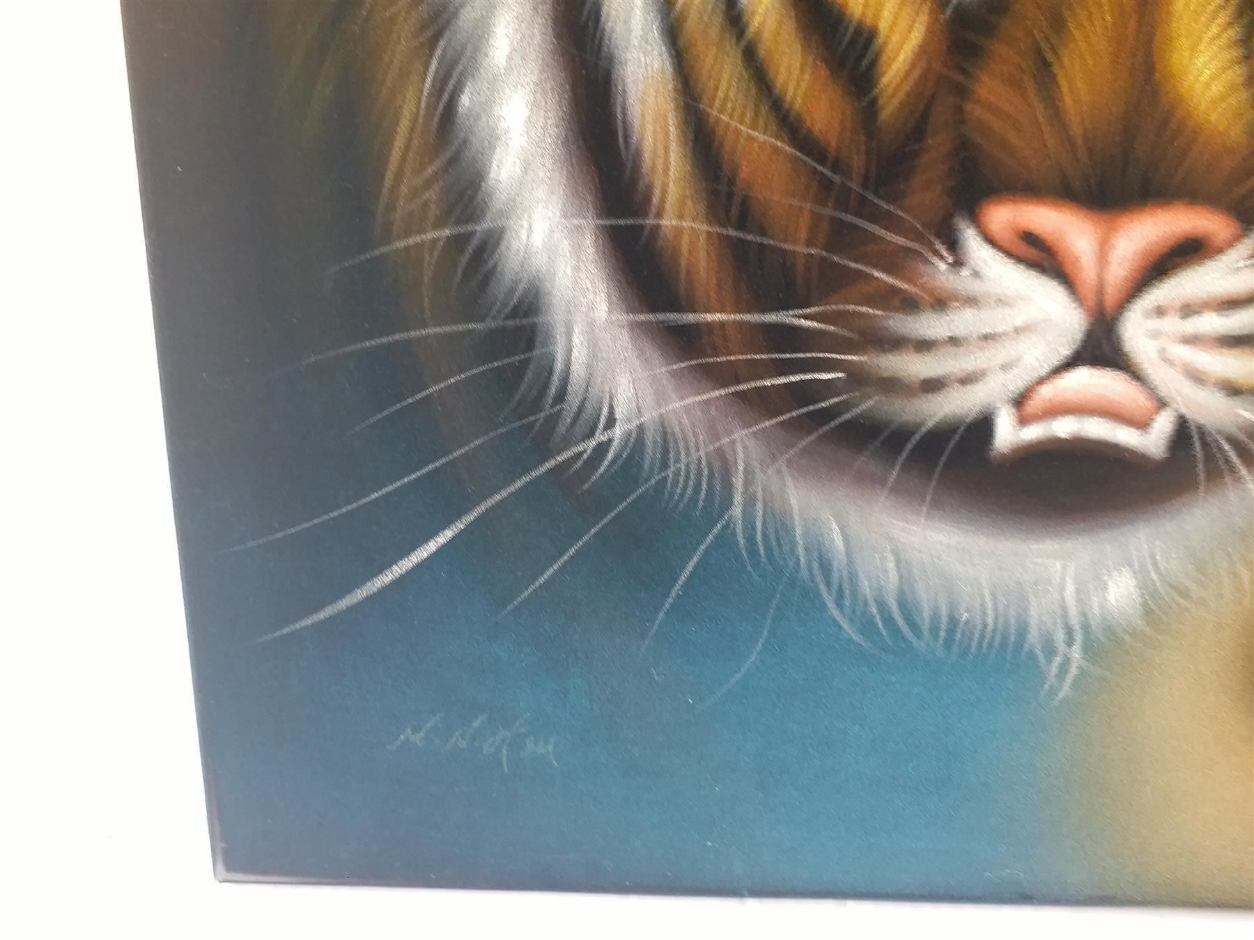 Poster & Bilder: Paisan "Tiger" Samt Bild – Gebraucht aus Zürich von Galerie-Kunst 1