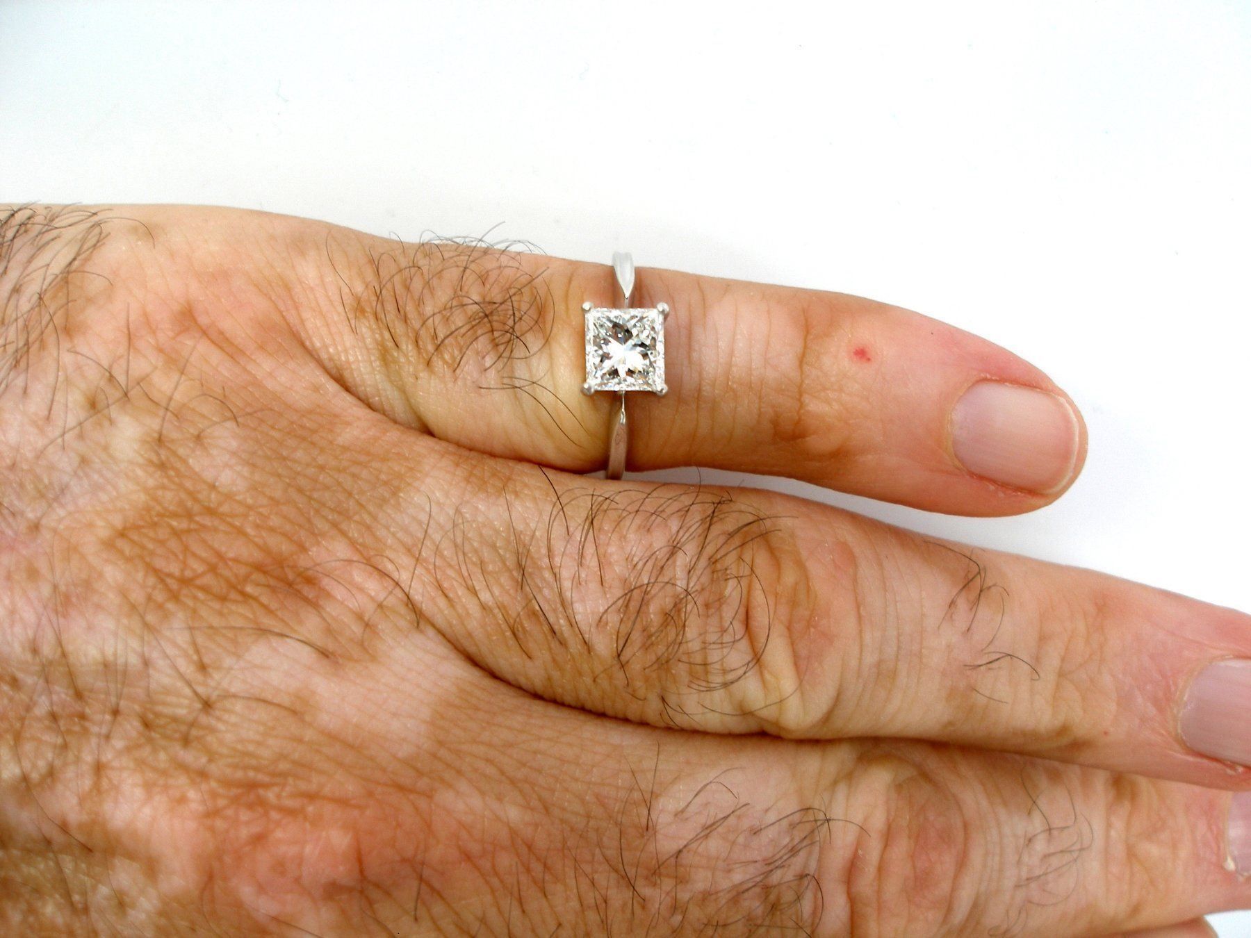Ringe: 0.750 WG 1.25 CT SOLITAIRE PRINCESS – Neu und originalverpackt aus Zürich von SWISSTIMEARTS-AG 5