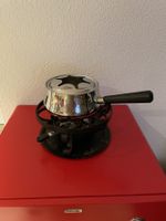 Fondue bourguignon Pfanne mit Holzstiel DM 14.5 cm