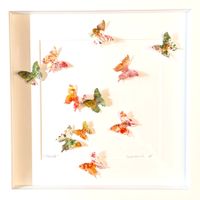 Andrea Scacciotti 3D-Schmetterlings-Wandkunst