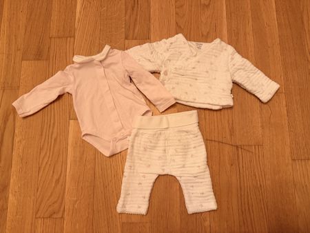 Ensemble bébé fille, taille naissance