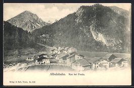 Naz bei Preda, Albulabahn, Panorama mit 
