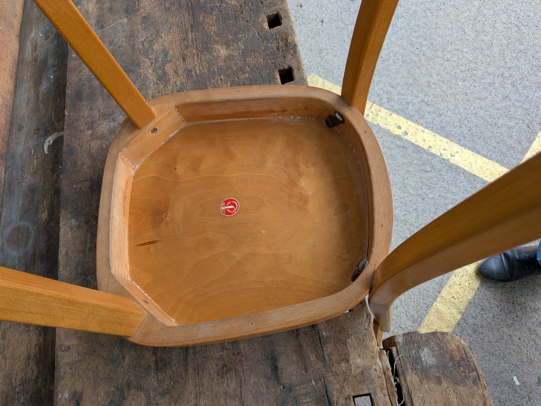 Chaises: Beizenstuhl Stuhl vermutlich Horgen Glarus – D'occasion à Emmen par Brockofsky 4