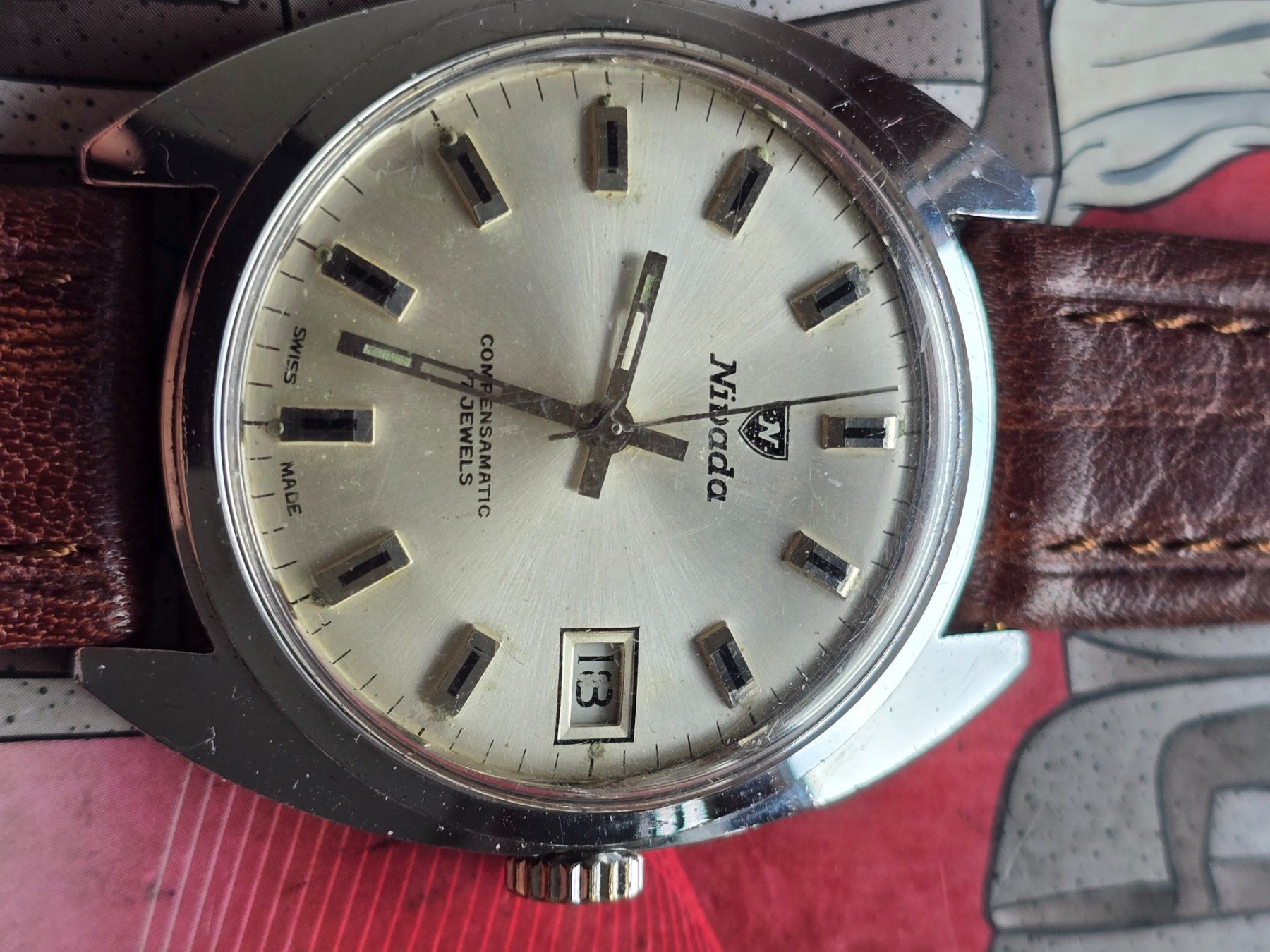 Orologi: 251 Nivada Compensamatic Date Automat – Usato da Muri AG venduto da Corredor 1