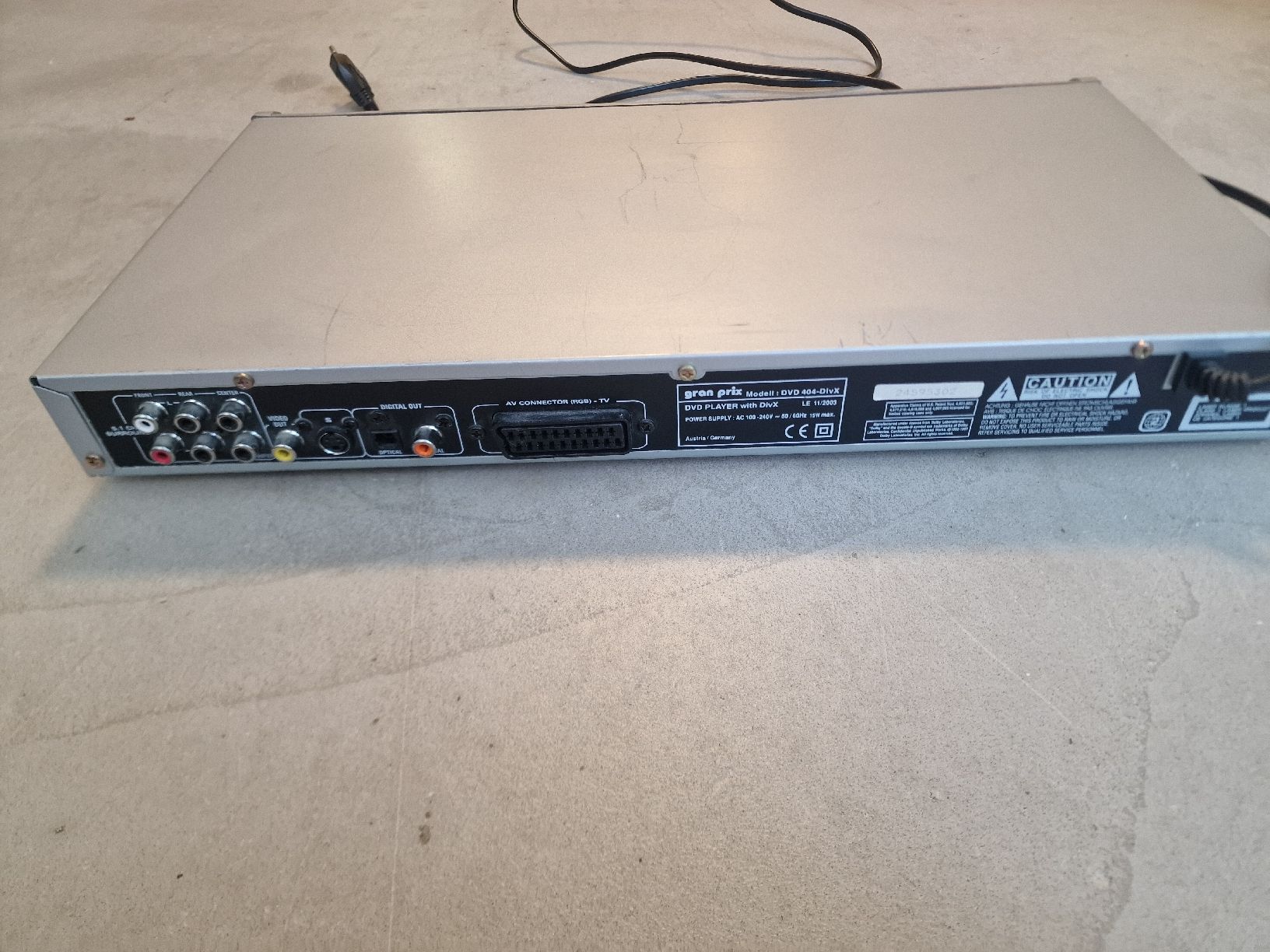 Tutti i DVDs: DVD Player von Gran Prix, Modell DVD-4002, – Usato da Amriswil venduto da gu80kaya 2