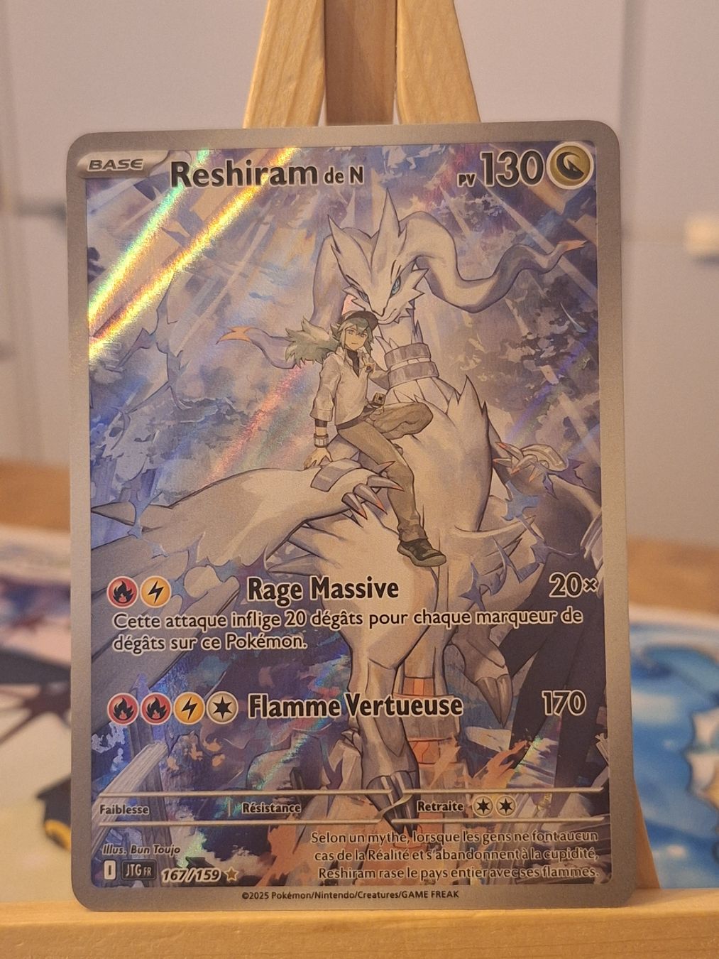 Pokémon Carte collezionabili: Reshiram de N 167/ 159 jtg en fr – Nuovo (secondo la descrizione) da Pully venduto da oli_97dt