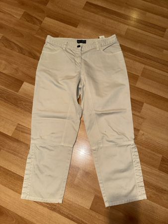 AJ Armani Jeans Damen Beige Sommerhose 3/4, Gr. 42