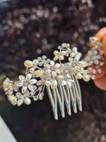 KLAMMER SPANGE HOCHZEIT SCHMUCK HAARSCHMUCK HAARSPANGE