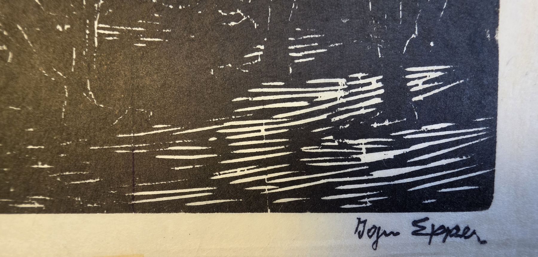 Gravures sur bois: Ignaz Epper Expressionist 99/100 Holzschnitt 40x33cm – D'occasion à Emmenbrücke par Kunstankaufverkauf9 1