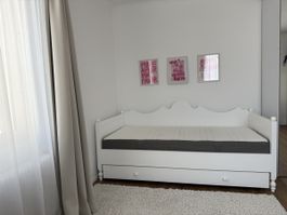 Bett Bopita Romantik weiss, mit Auszug, sehr guter Zustand