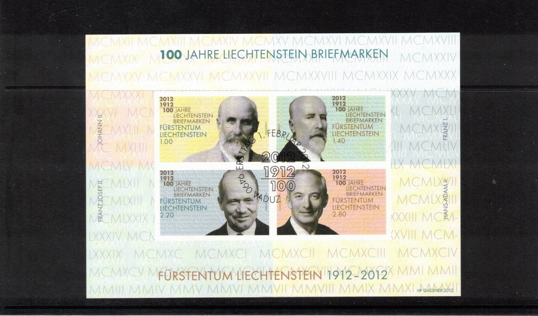 Tous les timbres: 2011 100 Jahre Briefmarken Kleinbogen – Neuf (Voir description) à Rheinau par loxis